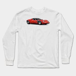 Alfa Romeo 33 Cartoon Long Sleeve T-Shirt